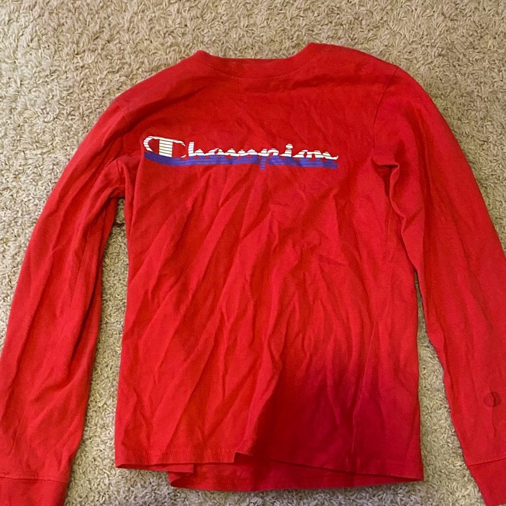 Champion Bold Red Crewneck Top